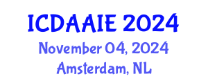 International Conference on Data and Artifical Intelligence Engineering (ICDAAIE) November 04, 2024 - Amsterdam, Netherlands