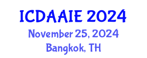 International Conference on Data and Artifical Intelligence Engineering (ICDAAIE) November 25, 2024 - Bangkok, Thailand