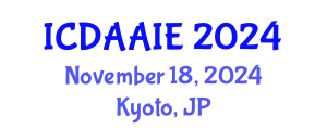 International Conference on Data and Artifical Intelligence Engineering (ICDAAIE) November 18, 2024 - Kyoto, Japan