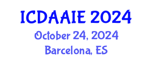 International Conference on Data and Artifical Intelligence Engineering (ICDAAIE) October 24, 2024 - Barcelona, Spain