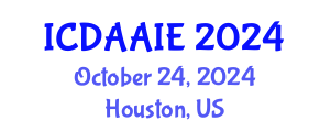 International Conference on Data and Artifical Intelligence Engineering (ICDAAIE) October 24, 2024 - Houston, United States