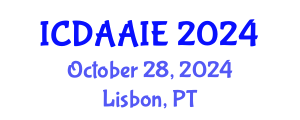 International Conference on Data and Artifical Intelligence Engineering (ICDAAIE) October 28, 2024 - Lisbon, Portugal