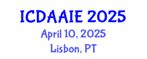 International Conference on Data and Artifical Intelligence Engineering (ICDAAIE) April 10, 2025 - Lisbon, Portugal