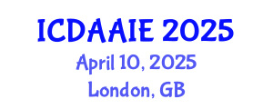 International Conference on Data and Artifical Intelligence Engineering (ICDAAIE) April 10, 2025 - London, United Kingdom