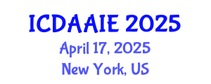 International Conference on Data and Artifical Intelligence Engineering (ICDAAIE) April 17, 2025 - New York, United States