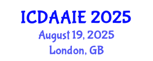 International Conference on Data and Artifical Intelligence Engineering (ICDAAIE) August 19, 2025 - London, United Kingdom