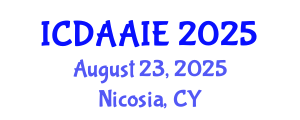 International Conference on Data and Artifical Intelligence Engineering (ICDAAIE) August 23, 2025 - Nicosia, Cyprus