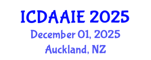 International Conference on Data and Artifical Intelligence Engineering (ICDAAIE) December 01, 2025 - Auckland, New Zealand