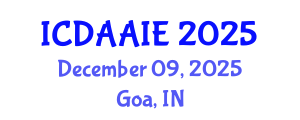 International Conference on Data and Artifical Intelligence Engineering (ICDAAIE) December 09, 2025 - Goa, India