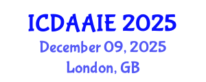 International Conference on Data and Artifical Intelligence Engineering (ICDAAIE) December 09, 2025 - London, United Kingdom