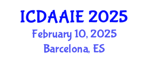 International Conference on Data and Artifical Intelligence Engineering (ICDAAIE) February 10, 2025 - Barcelona, Spain