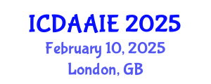 International Conference on Data and Artifical Intelligence Engineering (ICDAAIE) February 10, 2025 - London, United Kingdom