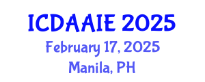 International Conference on Data and Artifical Intelligence Engineering (ICDAAIE) February 17, 2025 - Manila, Philippines