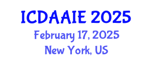 International Conference on Data and Artifical Intelligence Engineering (ICDAAIE) February 17, 2025 - New York, United States