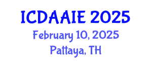 International Conference on Data and Artifical Intelligence Engineering (ICDAAIE) February 10, 2025 - Pattaya, Thailand