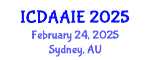 International Conference on Data and Artifical Intelligence Engineering (ICDAAIE) February 24, 2025 - Sydney, Australia