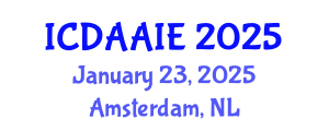 International Conference on Data and Artifical Intelligence Engineering (ICDAAIE) January 23, 2025 - Amsterdam, Netherlands