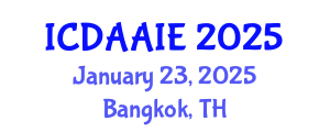 International Conference on Data and Artifical Intelligence Engineering (ICDAAIE) January 23, 2025 - Bangkok, Thailand