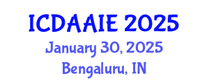 International Conference on Data and Artifical Intelligence Engineering (ICDAAIE) January 30, 2025 - Bengaluru, India