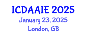 International Conference on Data and Artifical Intelligence Engineering (ICDAAIE) January 23, 2025 - London, United Kingdom