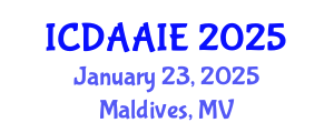 International Conference on Data and Artifical Intelligence Engineering (ICDAAIE) January 23, 2025 - Maldives, Maldives