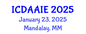 International Conference on Data and Artifical Intelligence Engineering (ICDAAIE) January 23, 2025 - Mandalay, Myanmar