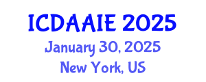 International Conference on Data and Artifical Intelligence Engineering (ICDAAIE) January 30, 2025 - New York, United States