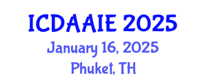 International Conference on Data and Artifical Intelligence Engineering (ICDAAIE) January 16, 2025 - Phuket, Thailand