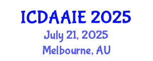 International Conference on Data and Artifical Intelligence Engineering (ICDAAIE) July 21, 2025 - Melbourne, Australia