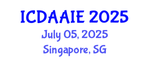 International Conference on Data and Artifical Intelligence Engineering (ICDAAIE) July 05, 2025 - Singapore, Singapore