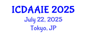 International Conference on Data and Artifical Intelligence Engineering (ICDAAIE) July 22, 2025 - Tokyo, Japan