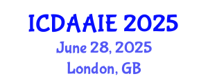 International Conference on Data and Artifical Intelligence Engineering (ICDAAIE) June 28, 2025 - London, United Kingdom