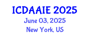 International Conference on Data and Artifical Intelligence Engineering (ICDAAIE) June 03, 2025 - New York, United States