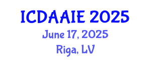 International Conference on Data and Artifical Intelligence Engineering (ICDAAIE) June 17, 2025 - Riga, Latvia