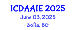 International Conference on Data and Artifical Intelligence Engineering (ICDAAIE) June 03, 2025 - Sofia, Bulgaria