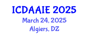 International Conference on Data and Artifical Intelligence Engineering (ICDAAIE) March 24, 2025 - Algiers, Algeria