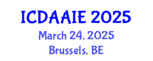 International Conference on Data and Artifical Intelligence Engineering (ICDAAIE) March 24, 2025 - Brussels, Belgium