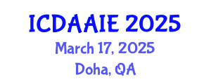 International Conference on Data and Artifical Intelligence Engineering (ICDAAIE) March 17, 2025 - Doha, Qatar