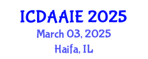 International Conference on Data and Artifical Intelligence Engineering (ICDAAIE) March 03, 2025 - Haifa, Israel