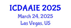 International Conference on Data and Artifical Intelligence Engineering (ICDAAIE) March 24, 2025 - Las Vegas, United States