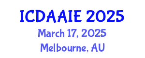 International Conference on Data and Artifical Intelligence Engineering (ICDAAIE) March 17, 2025 - Melbourne, Australia