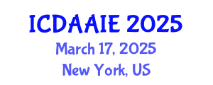 International Conference on Data and Artifical Intelligence Engineering (ICDAAIE) March 17, 2025 - New York, United States