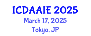 International Conference on Data and Artifical Intelligence Engineering (ICDAAIE) March 17, 2025 - Tokyo, Japan