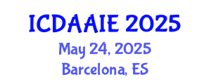 International Conference on Data and Artifical Intelligence Engineering (ICDAAIE) May 24, 2025 - Barcelona, Spain