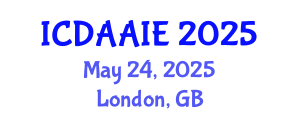 International Conference on Data and Artifical Intelligence Engineering (ICDAAIE) May 24, 2025 - London, United Kingdom