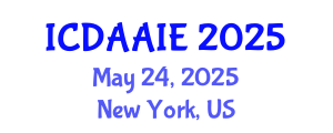 International Conference on Data and Artifical Intelligence Engineering (ICDAAIE) May 24, 2025 - New York, United States