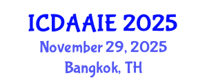 International Conference on Data and Artifical Intelligence Engineering (ICDAAIE) November 29, 2025 - Bangkok, Thailand