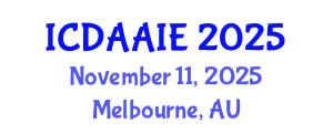 International Conference on Data and Artifical Intelligence Engineering (ICDAAIE) November 11, 2025 - Melbourne, Australia