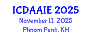 International Conference on Data and Artifical Intelligence Engineering (ICDAAIE) November 11, 2025 - Phnom Penh, Cambodia