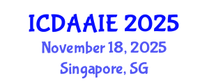 International Conference on Data and Artifical Intelligence Engineering (ICDAAIE) November 18, 2025 - Singapore, Singapore